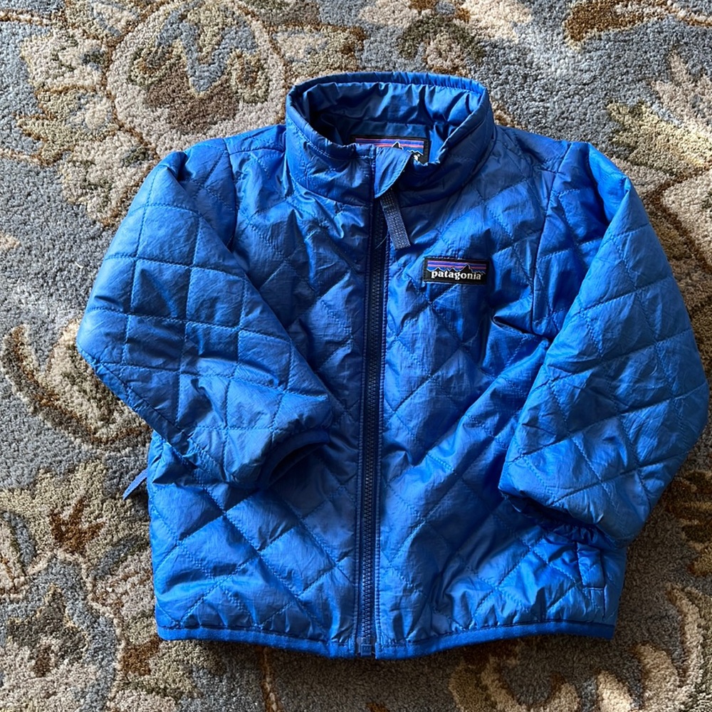 12-18 month blue Patagonia Nano Puff jacket